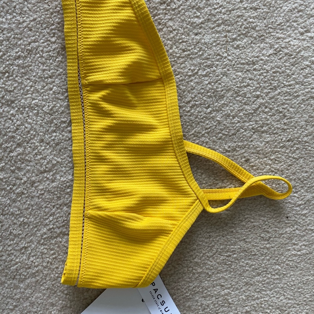 Pac Sun One Shoulder Swim Top